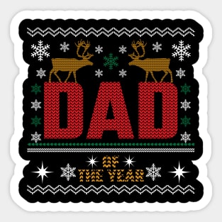 Dad Of The Year v5 Sticker